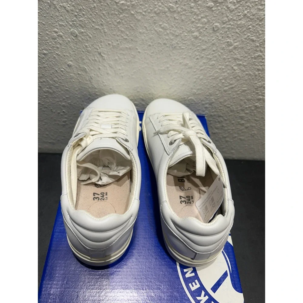 Birkenstock Bend Low Natural Leather White EU 37 US L6 M4 Womens